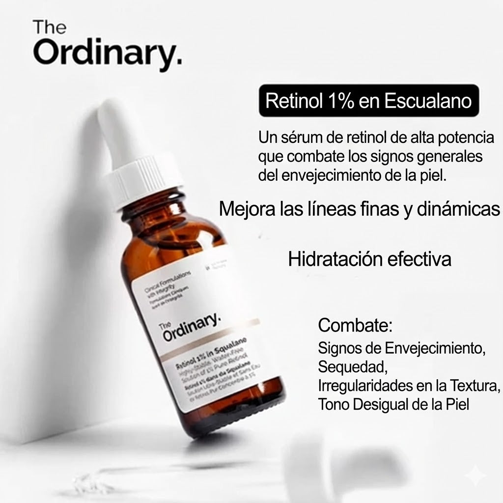 Sérum Retinol 0.5 | The Ordinary -Antiedad y Renovación